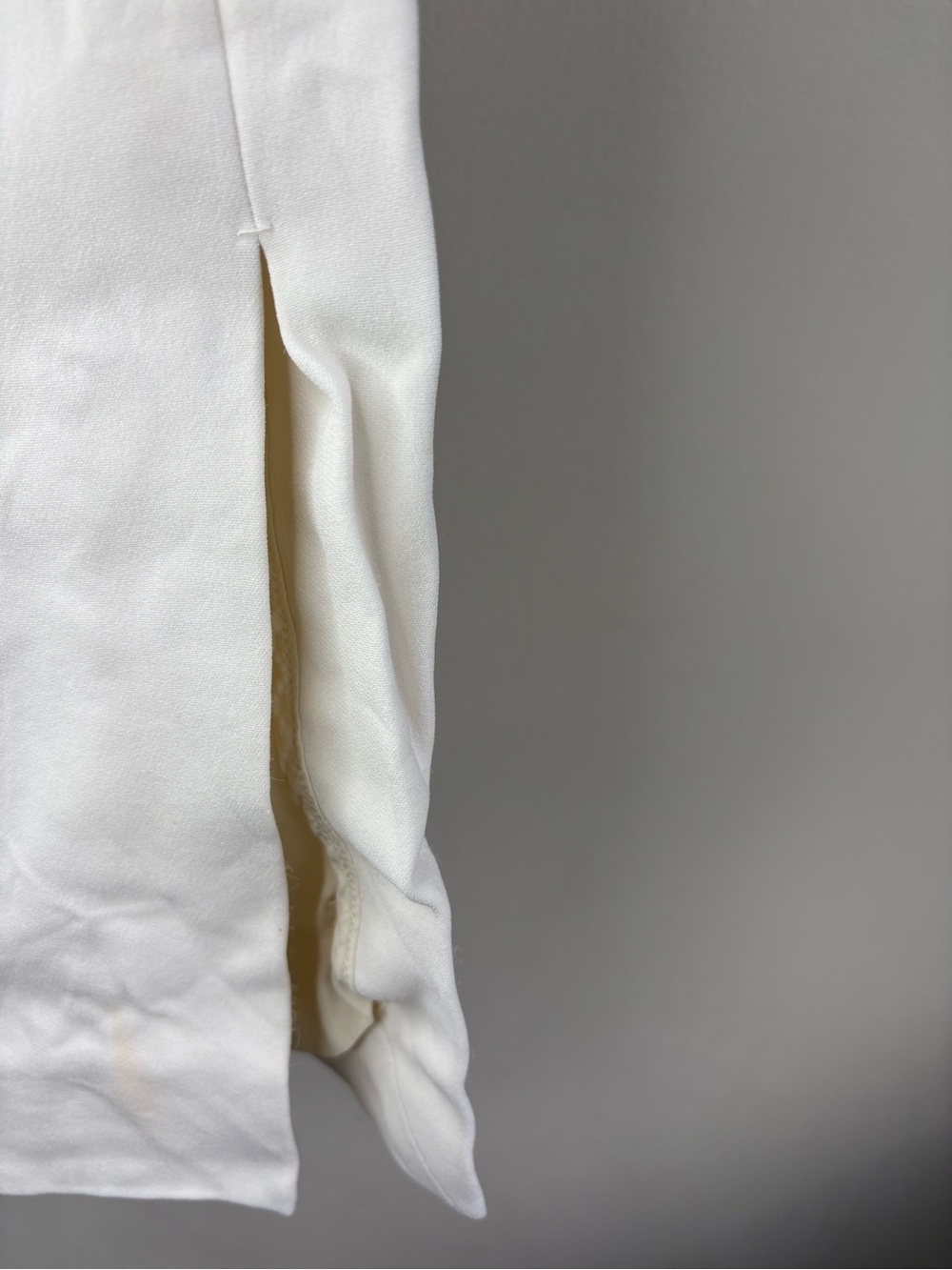 The Row White Cropped Wide Leg Silk Blend Pants Size 2 High Rise Made in USA - Picture 7 of 11